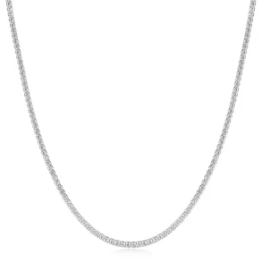 ANIA HAIE SILVER PAVE NECKLACE N058-05H