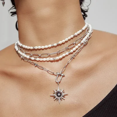 ANIA HAIE FRESHWATER PEARL AND CUBIC ZIRCONIA NECKLACE N058-06H