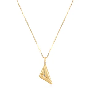 ANIA HAIE GOLD TRIANGLE PENDANT NECKLACE N059-04G