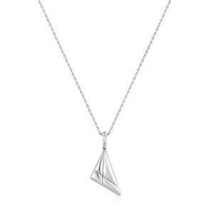 ANIA HAIE SILVER TRIANGLE PENDANT NECKLACE N059-04H