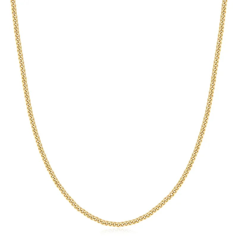 ANIA HAIE GOLD SHINY CURB NECKLACE N059-07G