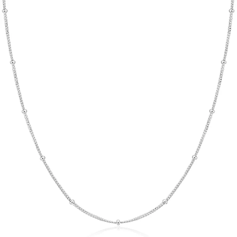 ANIA HAIE SILVER ORB CHAIN NECKLACE N060-01H