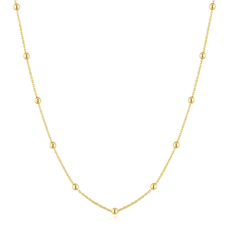 ANIA HAIE GOLD BEADED CHAIN NECKLACE N060-02G