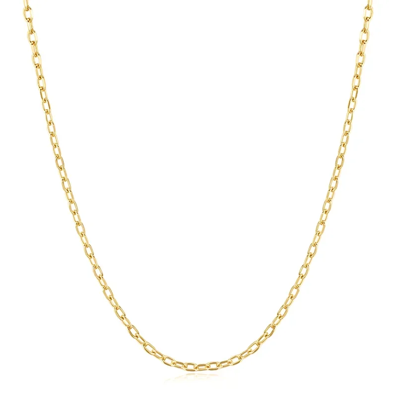 ANIA HAIE GOLD RECTANGLE LINK CHAIN NECKLACE N060-03G
