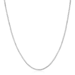 ANIA HAIE SILVER BOX LINK CHAIN NECKLACE N060-05H