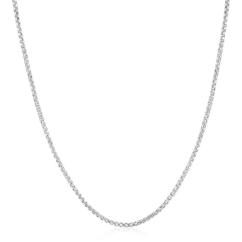 ANIA HAIE SILVER BOX LINK CHAIN NECKLACE N060-05H