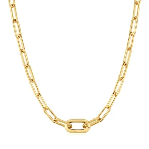 ANIA HAIE GOLD LINKED CHUNKY CHAIN NECKLACE N060-06G