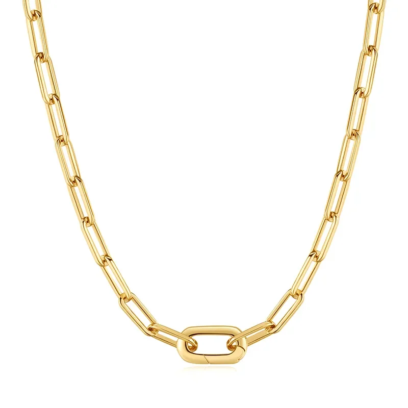 ANIA HAIE GOLD LINKED CHUNKY CHAIN NECKLACE N060-06G