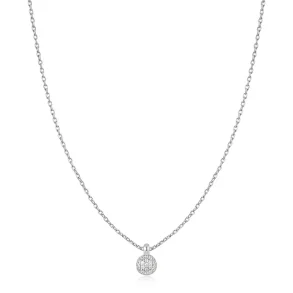 ANIA HAIE SILVER SPHERE PAVE NECKLACE  N061-01H