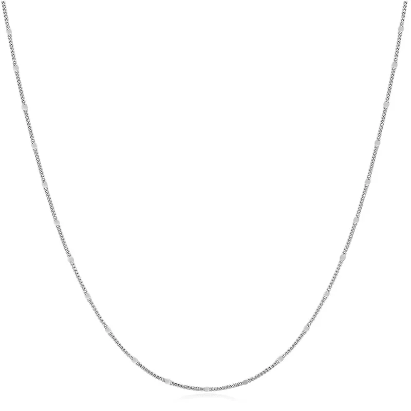 ANIA HAIE SILVER SPHERES CHAIN NECKLACE N061-02H