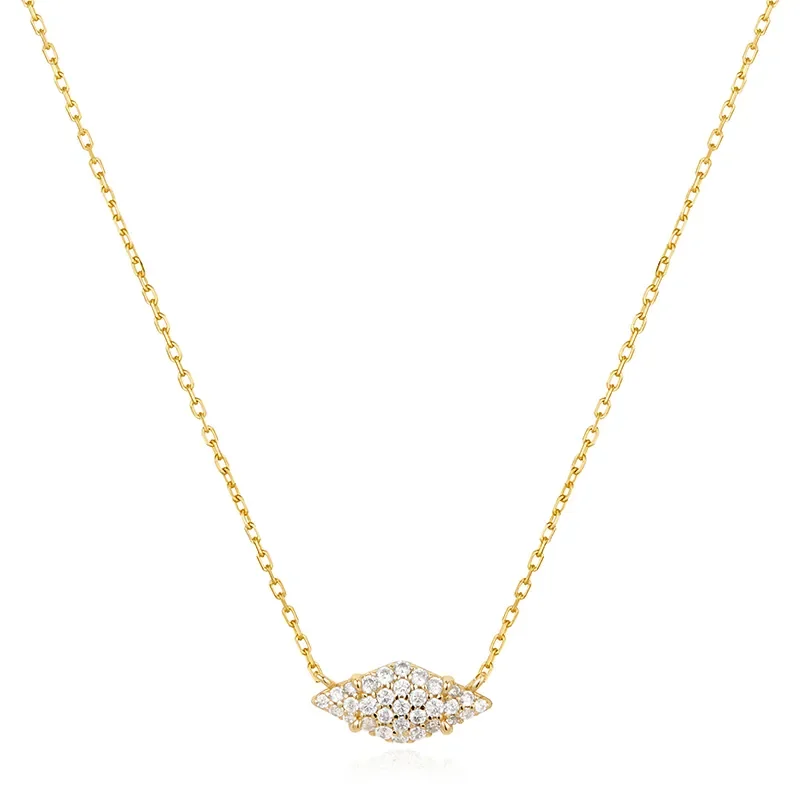ANIA HAIE GOLD PAVE SPARKLE NECKLACE N061-03G