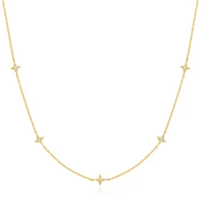 ANIA HAIE GOLD STARS STATION NECKLACE N061-04G