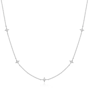 ANIA HAIE SILVER STARS STATION NECKLACE N061-04H