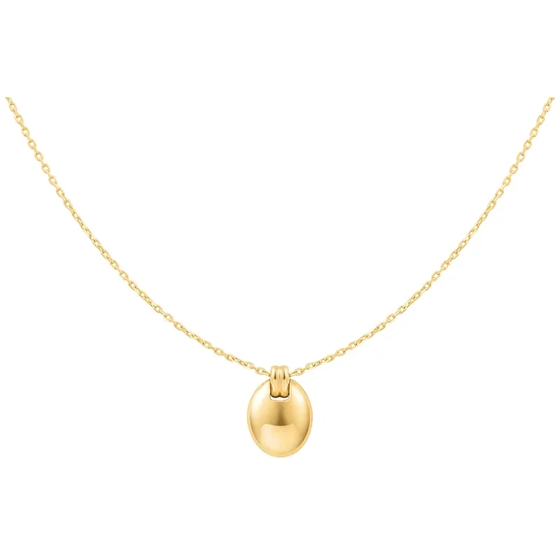 ANIA HAIE GOLD OVAL CHARM NECKLACE N062-03G