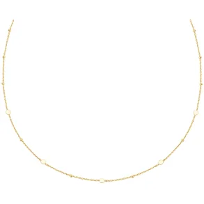 ANIA HAIE GOLD DISC STATION NECKLACE N063-01G