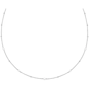 ANIA HAIE SILVER DISC STATION NECKLACE N063-01H