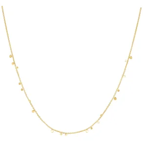 ANIA HAIE GOLD MINI DISC DROP STACKING NECKLACE N063-02G