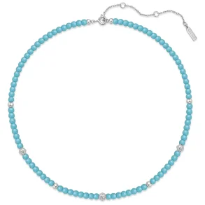 ANIA HAIE SILVER LAB CREATED TURQUOISE NECKLACE N063-03H