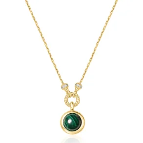 ANIA HAIE GOLD MALACHITE REVERSIBLE VACATION NECKLACE N063-06G