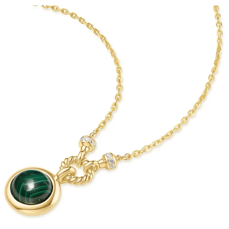 ANIA HAIE GOLD MALACHITE REVERSIBLE VACATION NECKLACE N063-06G
