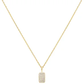 ANIA HAIE GOLD PAVE PENDANT NECKLACE N064-01G