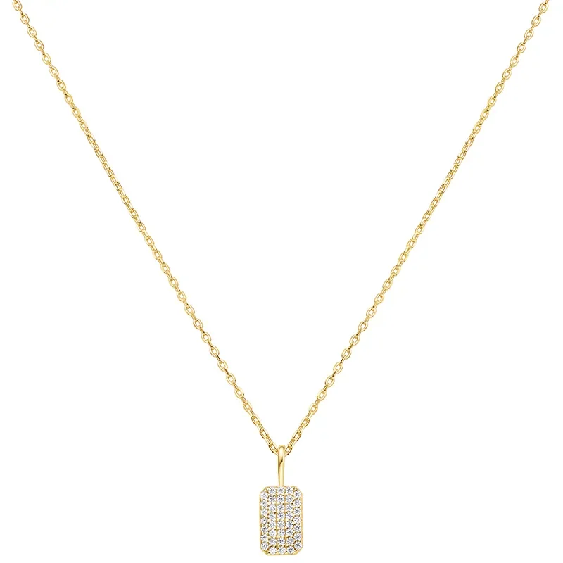 ANIA HAIE GOLD PAVE PENDANT NECKLACE N064-01G