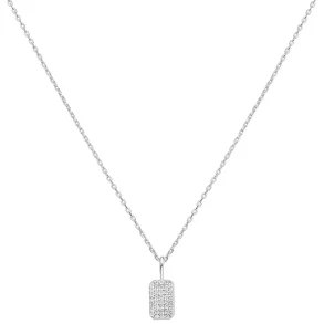 ANIA HAIE SILVER PAVE PENDANT NECKLACE N064-01H
