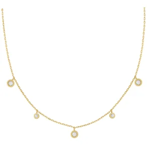 ANIA HAIE GOLD KYOTO OPAL STATION NECKLACE N064-03G