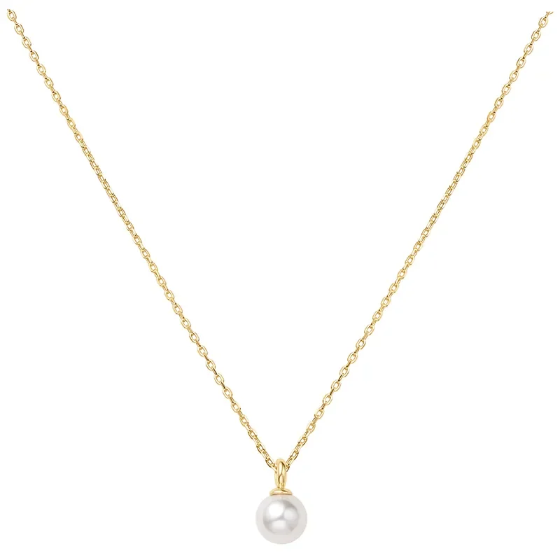 ANIA HAIE GOLD PEARL DROP PENDANT NECKLACE N065-01G
