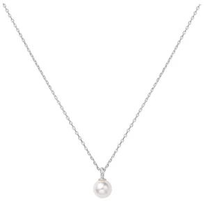ANIA HAIE SILVER PEARL DROP PENDANT NECKLACE N065-01H