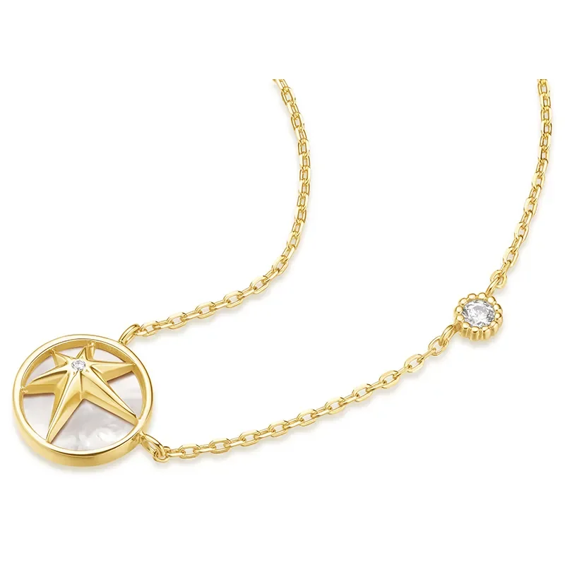 ANIA HAIE GOLD STARRY MOP NECKLACE N065-05G