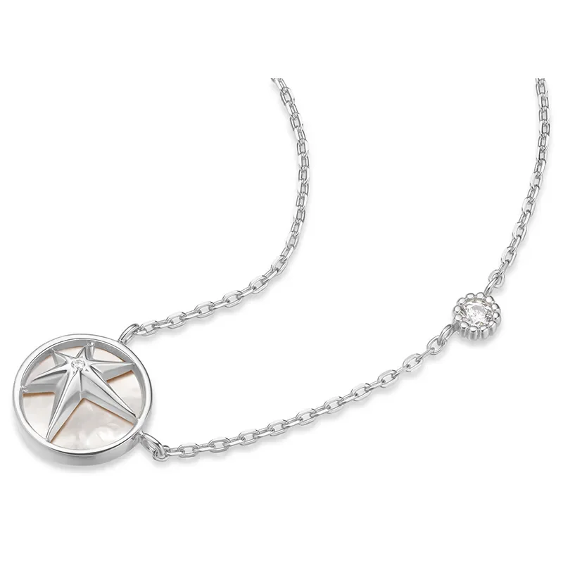 ANIA HAIE SILVER STARRY MOP NECKLACE N065-05H