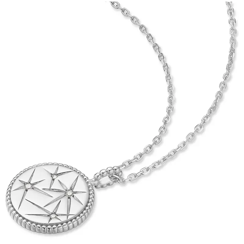 ANIA HAIE SILVER STARRY CHARM NECKLACE N065-08H