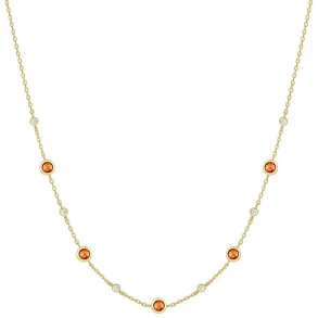 ANIA HAIE GOLD NANO GEM STATION NECKLACE N066-01G