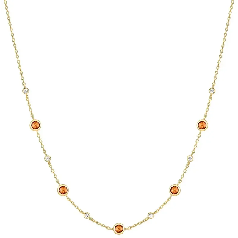 ANIA HAIE GOLD NANO GEM STATION NECKLACE N066-01G