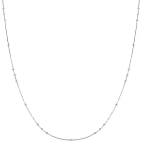 ANIA HAIE SILVER MINI BEAD STATION NECKLACE  N066-02H