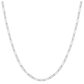 ANIA HAIE SILVER PAPER CLIP CHAIN NECKLACE N067-04H