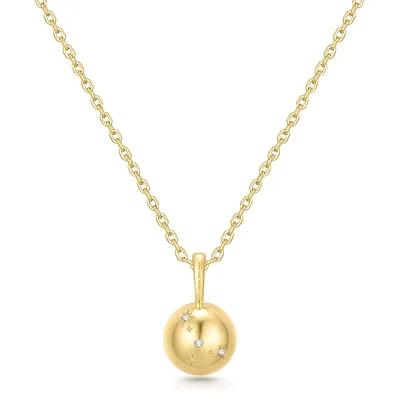 ANIA HAIE GOLD TIGER EYE PENDANT NECKLACE  N068-04G-TE