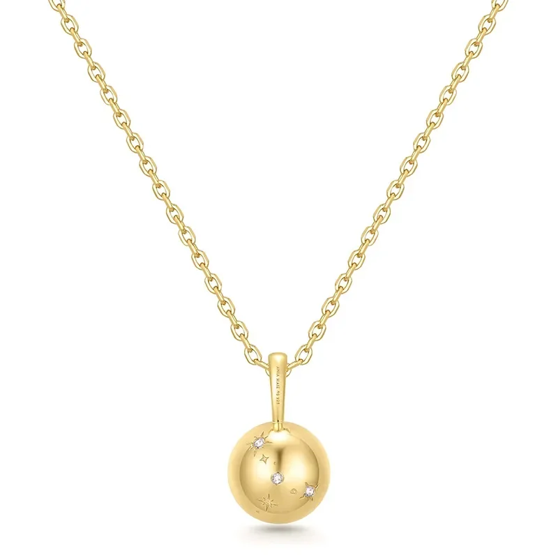 ANIA HAIE GOLD TIGER EYE PENDANT NECKLACE  N068-04G-TE