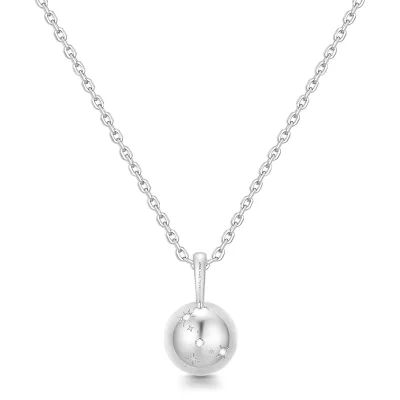 ANIA HAIE SILVER MOTHER OF PEARL PENDANT NECKLACE N068-04H-MP