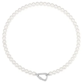 ANIA HAIE SILVER LOBSTER CLASP SHELL PEARL NECKLACE N069-03H