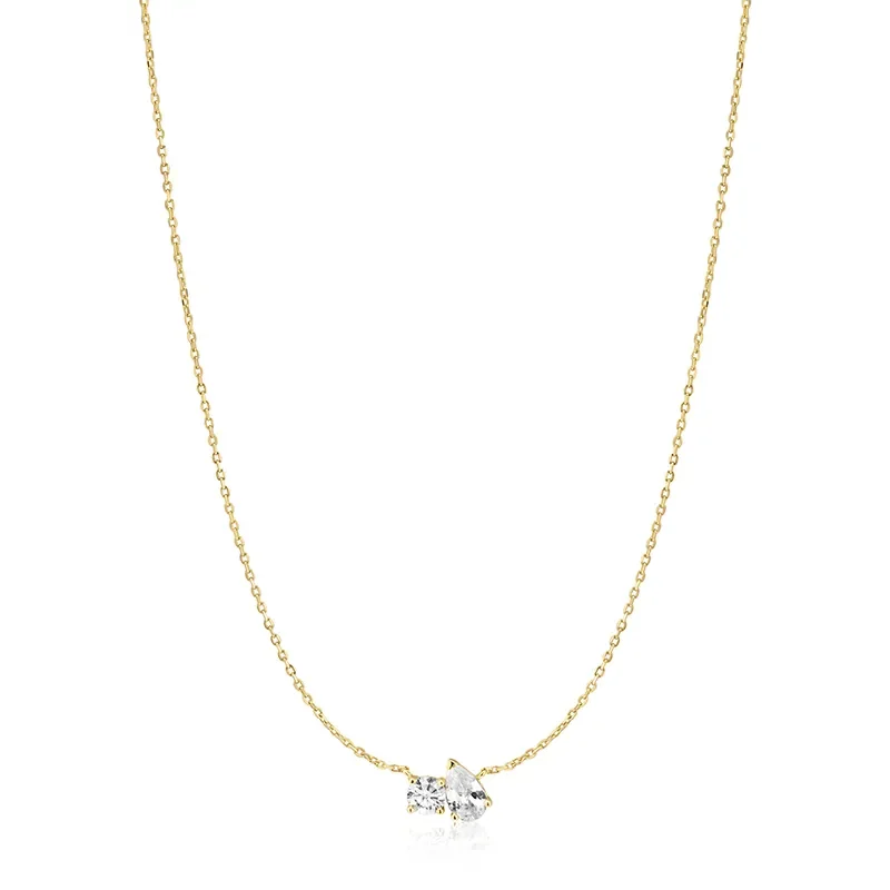 ANIA HAIE GOLD TOI & MOI NECKLACE N071-02G
