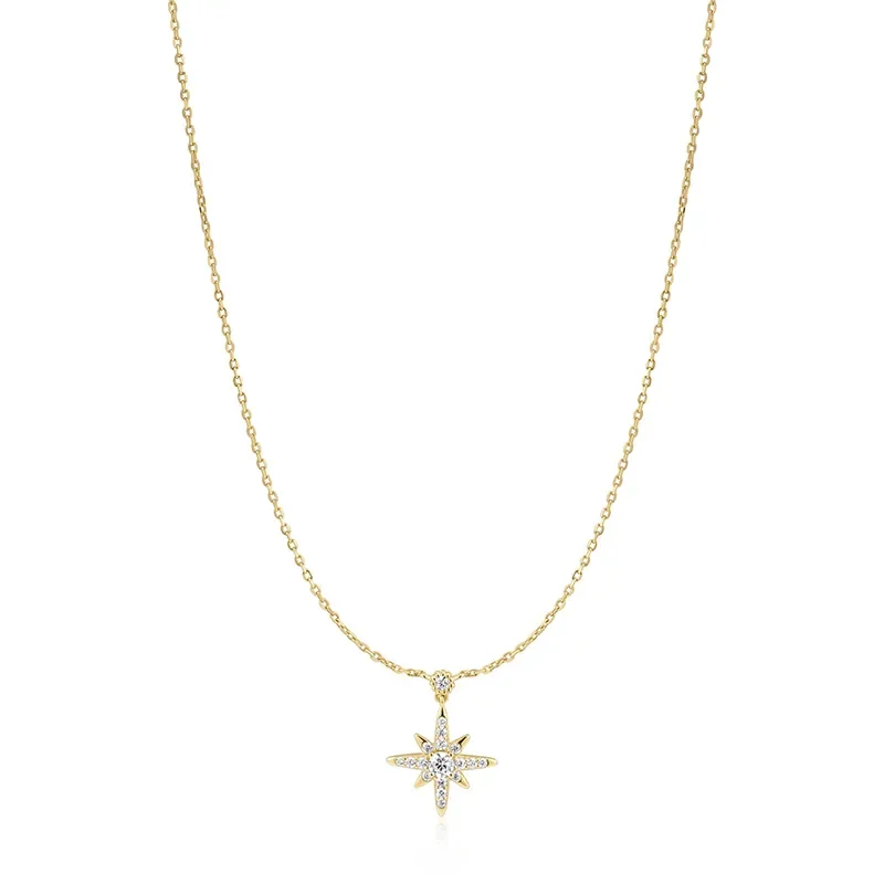 ANIA HAIE GOLD SPARKLING NOVA STAR NECKLACE N071-05G