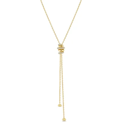 ANIA HAIE GOLD TWISTED ROPE LARIAT NECKLACE N072-07G