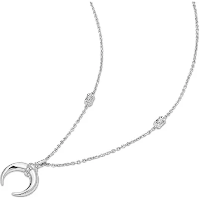 ANIA HAIE SILVER REVERSIBLE HORN NECKLACE N072-08H