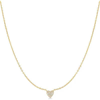 ANIA HAIE GOLD PAVE HEART NECKLACE N074-01G