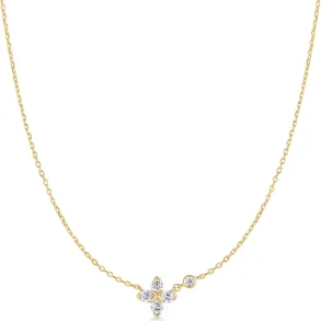 ANIA HAIE GOLD SPARKLING LUCKY CLOVER NECKLACE N074-04G