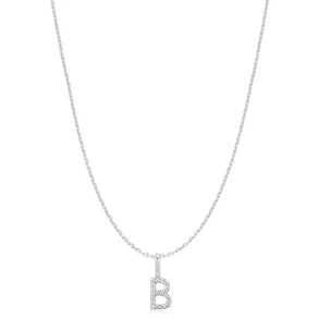 ANIA HAIE SILVER LETTER B INITIAL NECKLACE N074-10H