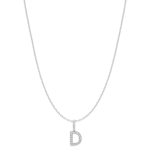 ANIA HAIE SILVER LETTER D INITIAL NECKLACE N074-12H