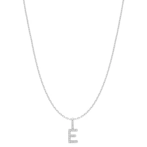 ANIA HAIE SILVER LETTER E INITIAL NECKLACE N074-13H